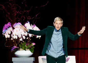 She learned Ellen's dramatic fall from the way we see V IP