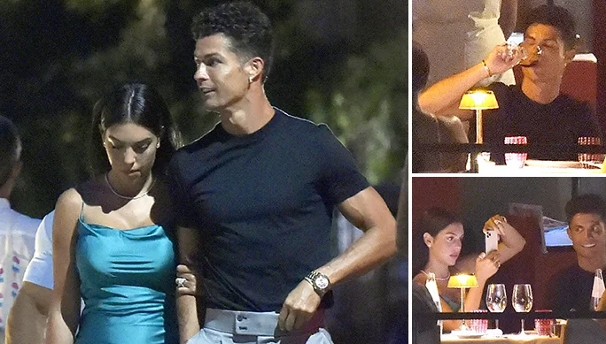 Ronaldo dhe Georgina në darkë romantike, e gjithë vëmendja te veshja e portugezit