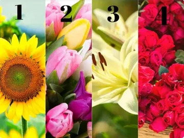 Choose the flower that attracts you and reveal your character
