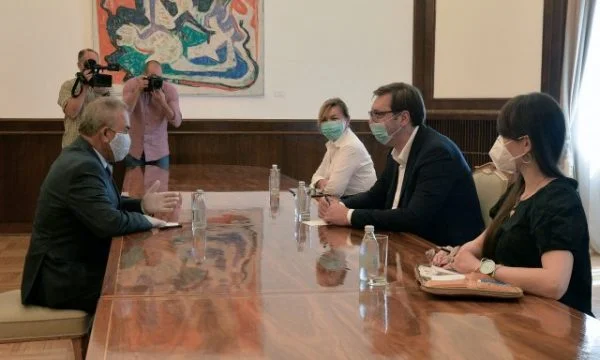 Vuciq thanks Palestine ambassador for not recognising Kosovo's independence