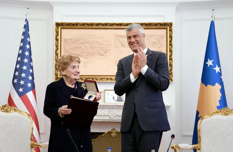 Former American Secretary of State Albright in her book talks about Thaci's insistence on independence