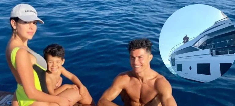 Dentro del yate de Cristiano Ronaldo