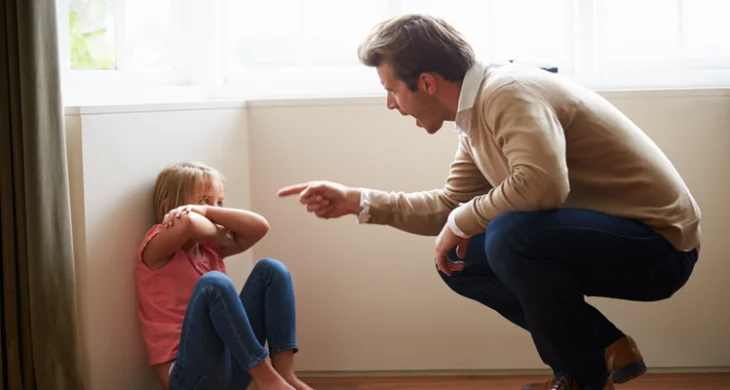 Doctors claim that shouting at a child can cause depression and lower self - confidence