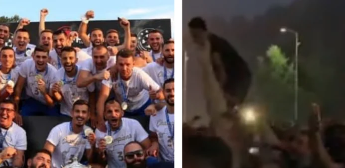 The feast of crazy by light fans is not respected by anticonvid measures