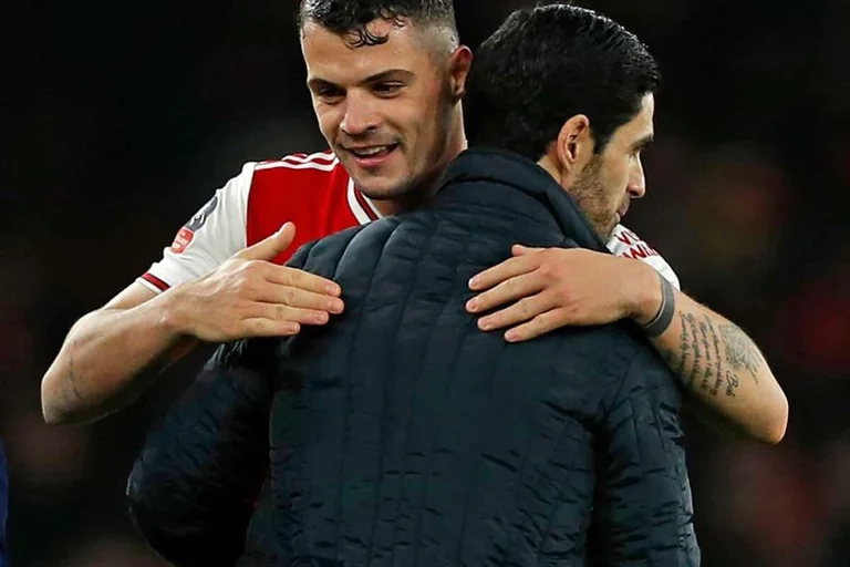 Artette for Granit Jaka: I had to convince him to stay at Arsenal.