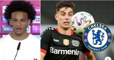 Leroy Sane qartazi e konfirmon se Kai Harvetz do t’i bashkohet Chelseat këtë verë