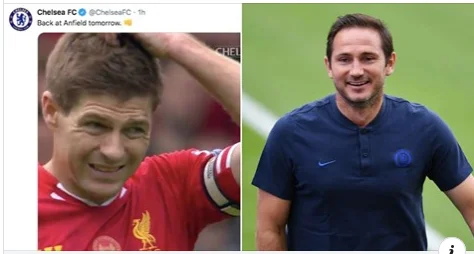 Chelsea tallet brutalisht me Liverpoolin përmes postimit të Gerrardit, para ndeshjes së nesërme
