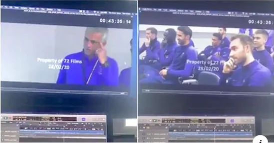 Videoja shokuese tregon Mourinhon duke u thënë lojtarëve të sillen si ‘p*dha’ për 90 minuta