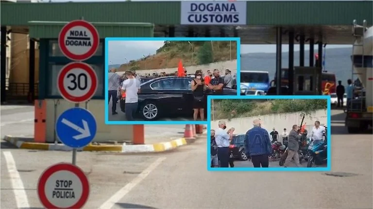 Ansicht: Viele Bürger kommen aus, bevor Präsident Thaci in Morina