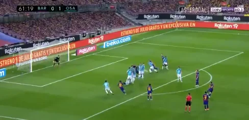 Le but qui vient de marquer Messi par la chasse libre ne doit pas être perdu