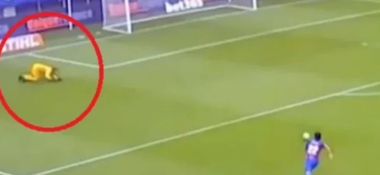 Funny: The goal is forgiven to the striker in La League