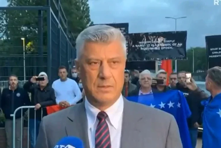 Thaci: In den vier Tagen habe ich mich über Ansprüche auf das Gelbe Haus befragt.