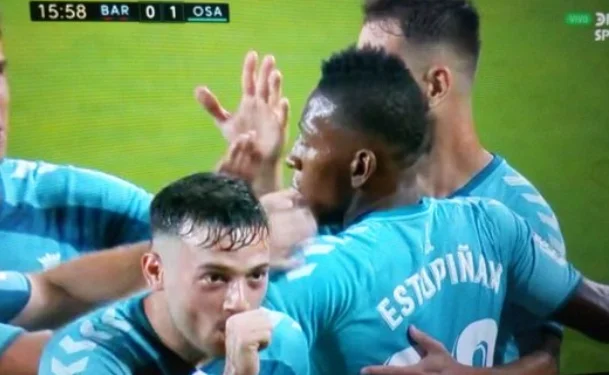 Ossauna chiskokon Barcelona, conduce a la ventaja