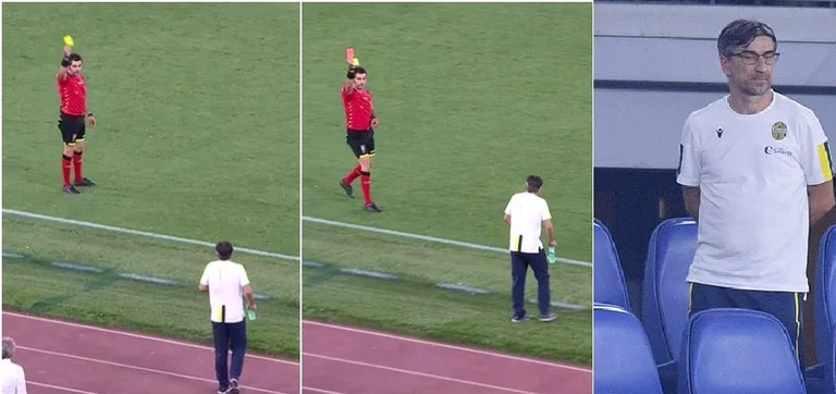 Der Trainer von Amir Candman, Risiko disqualifiziert.