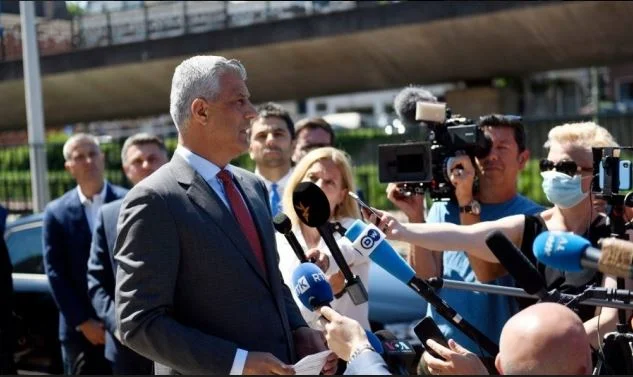 President Thaci continues interviewing in The Hague today