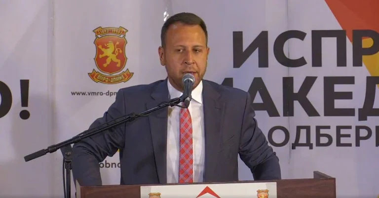 Yanushev de la sede de VMRO: Los ciudadanos condenaron el poder votándonos