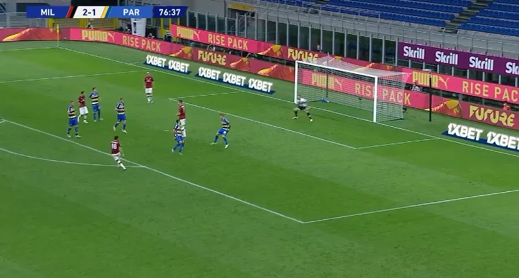 Dopo due assistenti finalmente trovato la rete del Turco di Milano. Il team malvagio offre la vittoria.