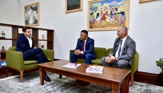 Cakaj hosted Ladrovci's Yasar at the meeting, talk about justice and purity of KLA war