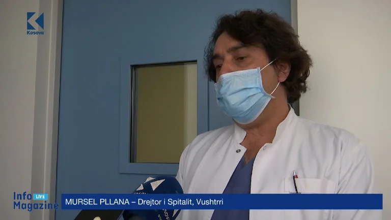 The director of Vushtrri Hospital says that from Friday they will accept patients affected by Ovid-19