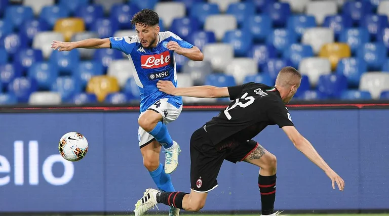 Naples and Milan share the scores, 4 goals were scored