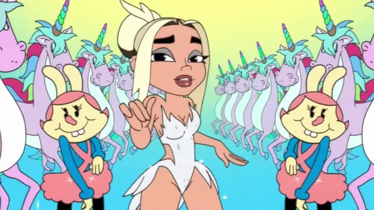 I want Lipa bringing the new clip “Halucinate” with animations