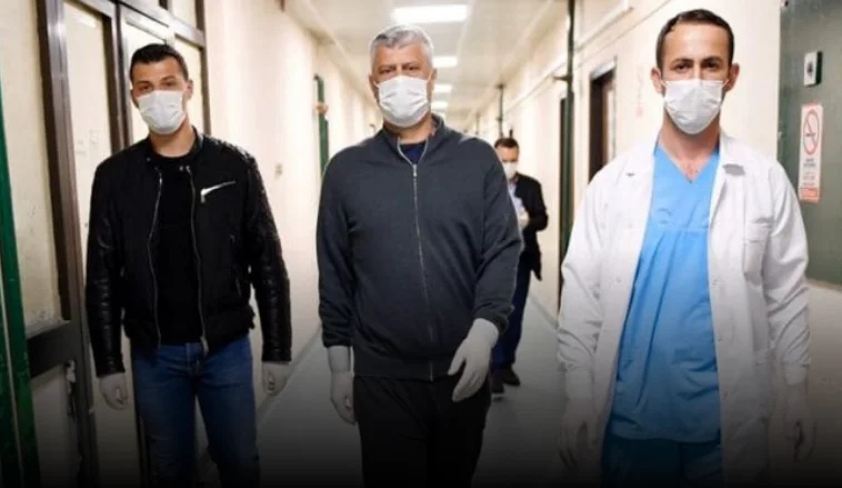 Le médecin du président Thaci obtient un score positif avec le coronavirus