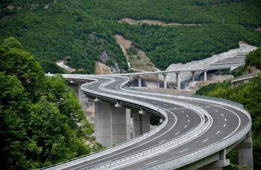On weekends this section of highway “Arba Xhaferi”