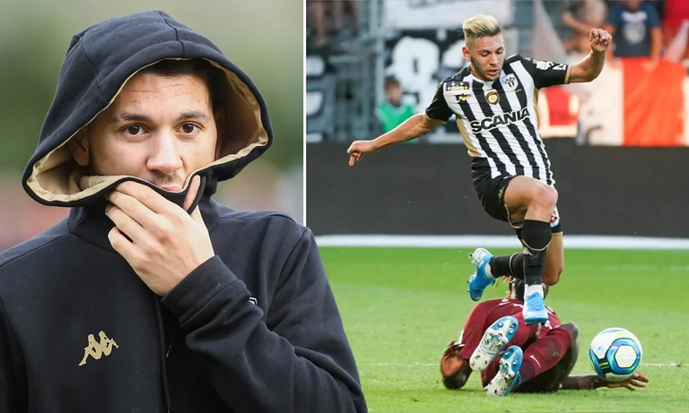 Embarrassed: Football talent caught for the second time by jerking off in public