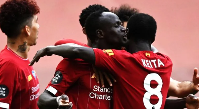 Official formations: Brighton Liverpool