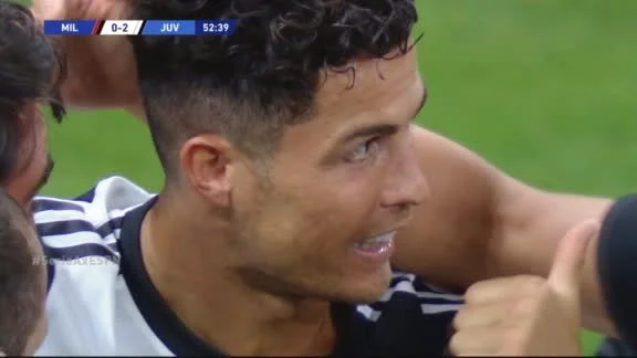 Ronaldo non si sbaglia. Ha segnato.