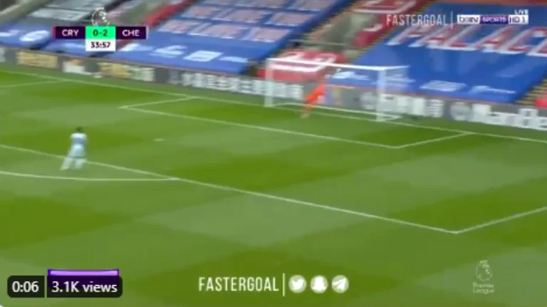 Le but que Zaha vient de marquer contre Chelsea est absolument excitant