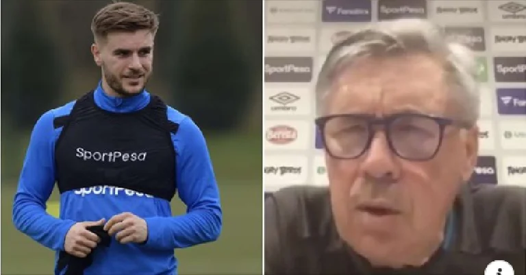 Reagon lojtari i Evertonit pasi trajneri i tij, Carlo Ancelotti as që e dinte kush është
