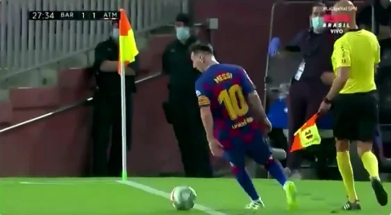 I papërshkrueshëm është niveli i poshtërimit që Messi i bëri yllit të Atl Madridit me këtë lëvizje mbrëmë