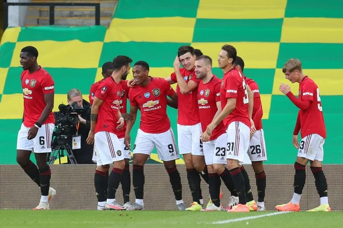 Formazioni ufficiali: Brighton ] Manchester United