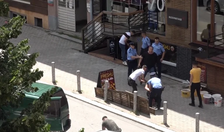 Disegno a Pristina, arresto uno
