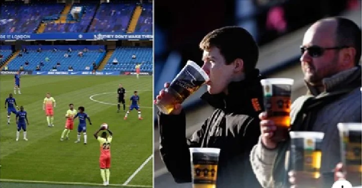 PL with a big change when the situation normalizes, ) allows drinking in tribonne for fans
