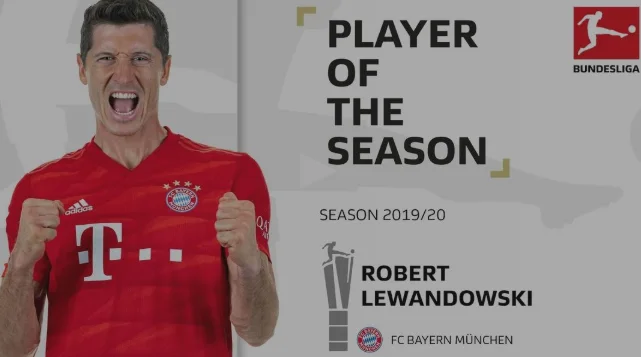 Ufficiale: Lewandowski è il miglior giocatore di calcio in Bundesliga