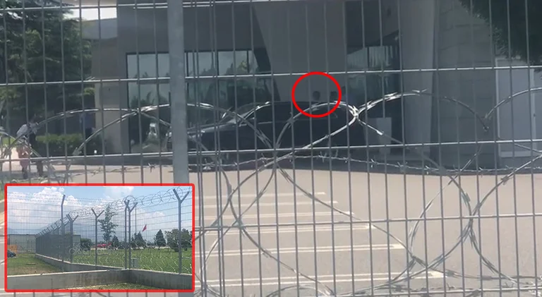 Thacis erste Bilder veröffentlicht am Rinas Airport