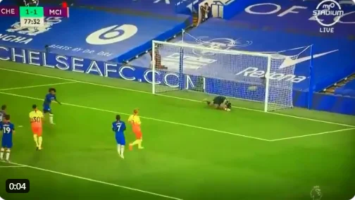It's over with the Chelsea Man City game: Red goal and card