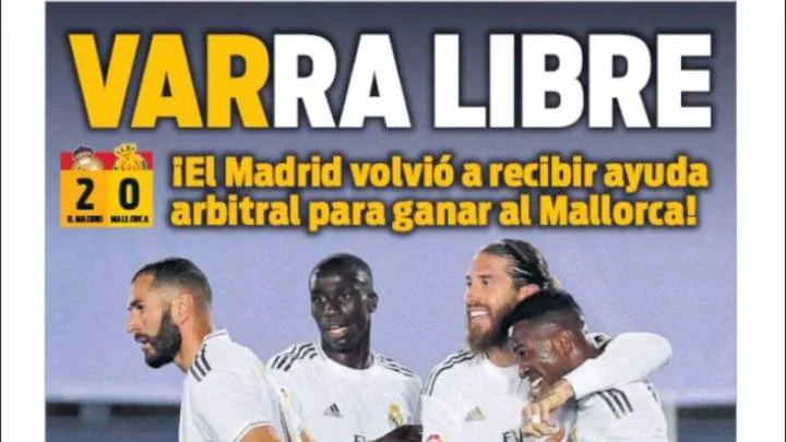 Nach dem Sieg von Real Madrid explodiert die katalanische Presse gegen den VAR