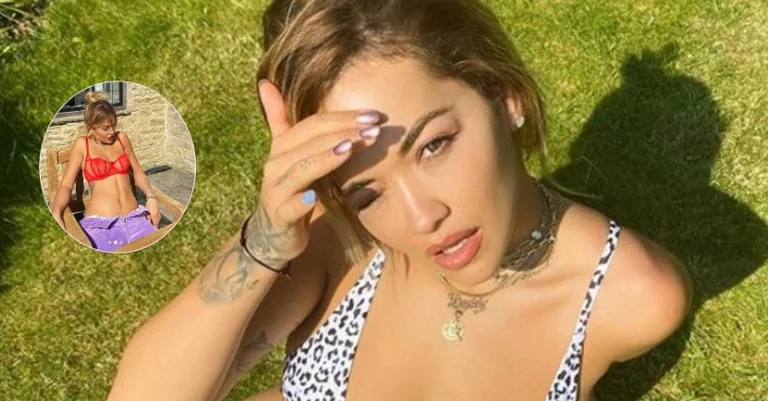 Rita can't find the bikini, so she gets sunshine.