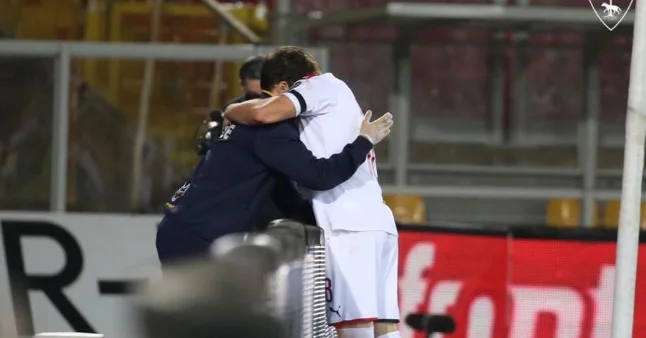 He beat her 1-4, but Lecce thanks Milan's player that's why