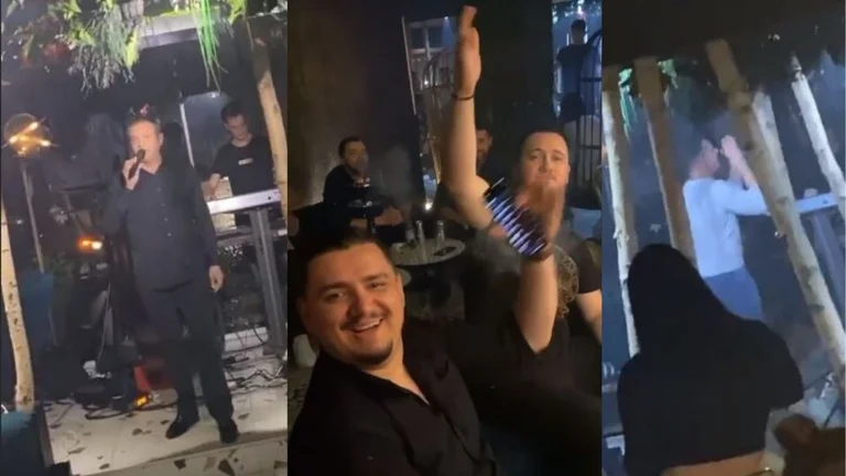 Sinan Vlasaliu, Robert Berisha, and other artists gathered last night to sing