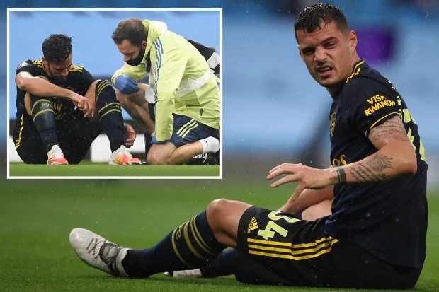 Zbulohet: Ja sa do të mungojë Granit Xhaka pas lëndimit që e pësoi kundër Man Cityt