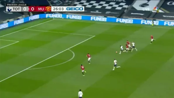 Ylli i Tottenhamit shkatërron mbrojtjen e Man Unitedit dhe shënon gol brilant