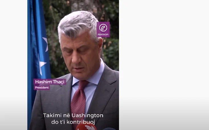 Thaçi: Kosova në Uashington shkon me flamurin shtetëror që është integriteti territorial