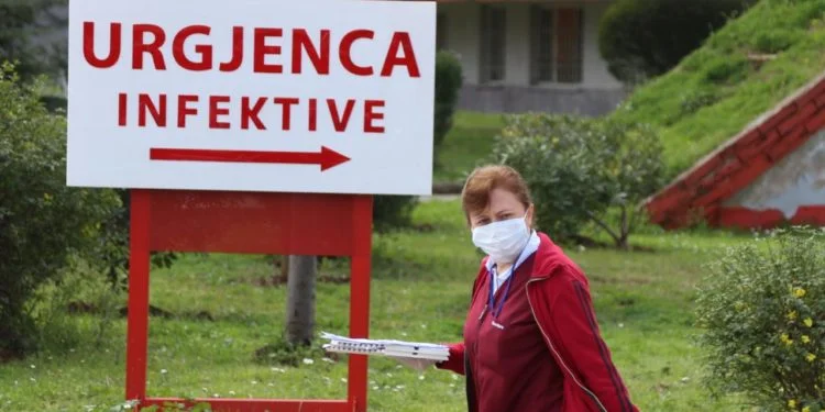 ​66 raste të reja me koronavirus në Shqipëri
