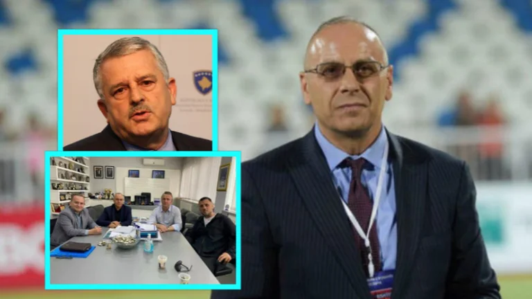 SKANDAL: Agim Ademi i FFK-së takon djalin e minsitrit të Punëve të Brendshme mu në ditën kur duhet të shkojë në burg