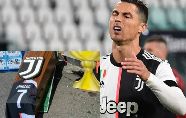 Tifozët e Napolit provokojnë rëndë, vendosin fanellën e Cristiano Ronaldos në arkivol