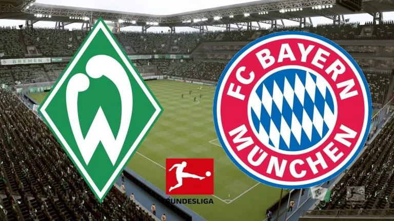 Offizielle Formationen: Werder Bremen Bayern München, Milot Rasica ab der ersten Minute